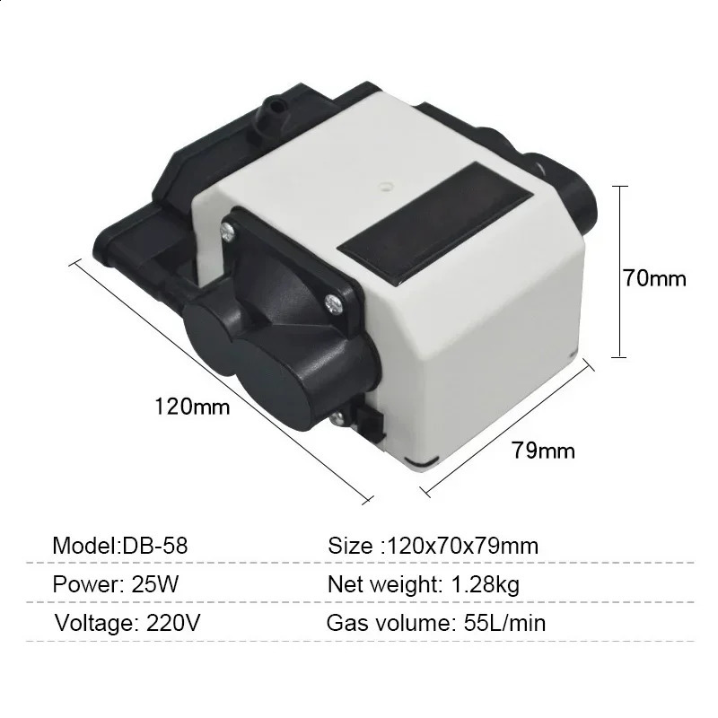 Fish Tank Ultra Quiet Aquarium Air Pump 25W Fish Tank Oxygen Pump Large Volume Pump Deep Water Special Compressor for Aquarium 241225