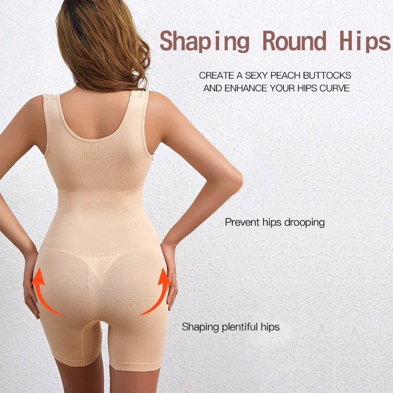 Women Postpartum Shapewear Bodysuit Tummy Control Body Shaper Seamless Colombia Fajas Belly Tight Push Up Butt Lifter Underwear 241225