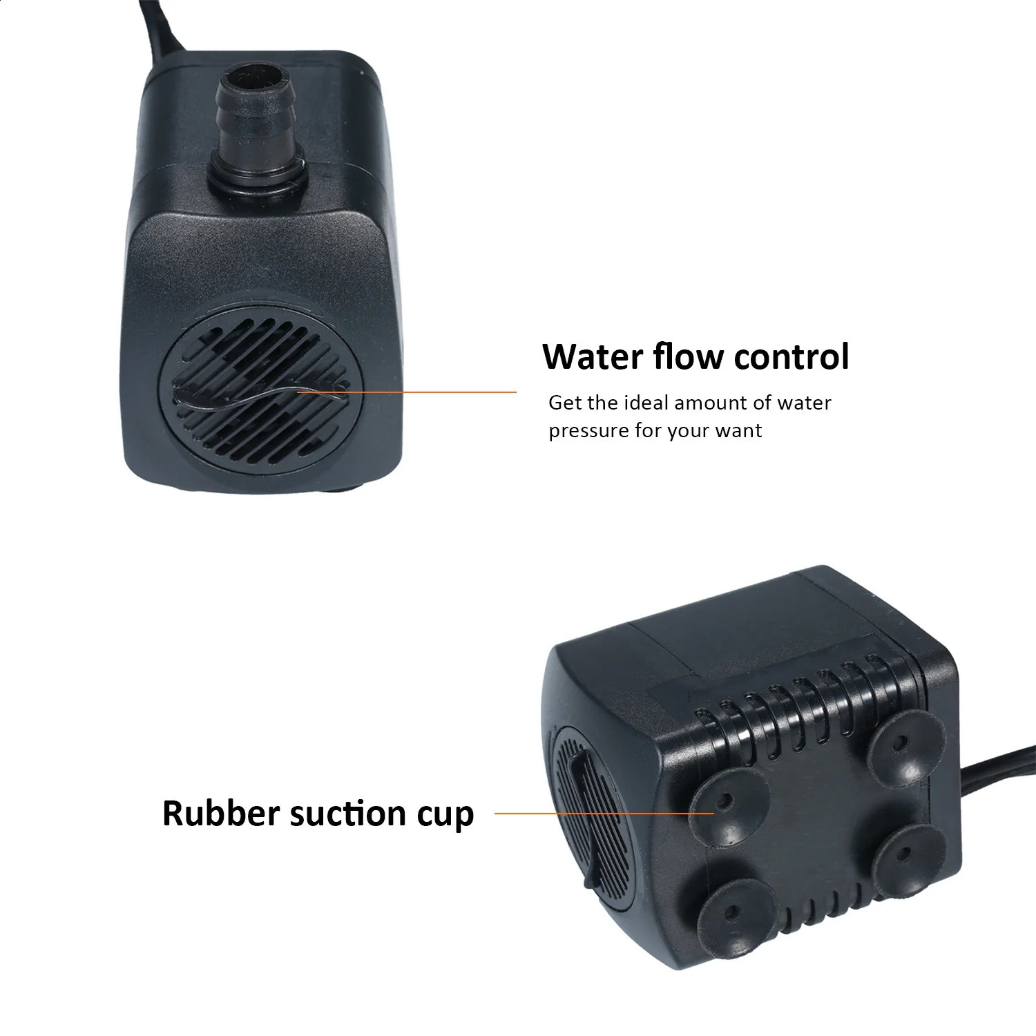 LED Light Submersible Pump 800L/H Ultra-Quiet Aquarium Pond Tank Pool Water Fountain Pump AU Plug 241225