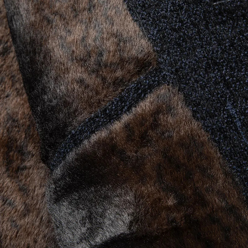 2024 Men Woolen Coats Mens business Casual Trench Coat Winter Coat with wool inner Man Autumn and Winter Wool Coat for Men 241223