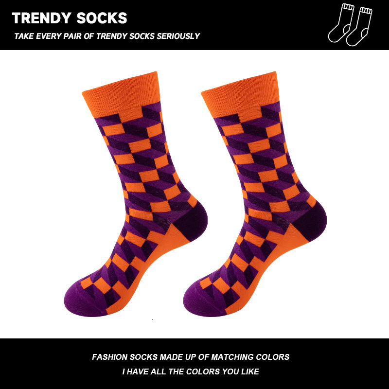 Ddmytiger Ddmytiger China Domestic Socks Men Color Coded Casual Ins Trendy Sweat Absorbing Breathable Odor Resistant Mid Length Running And Sports For