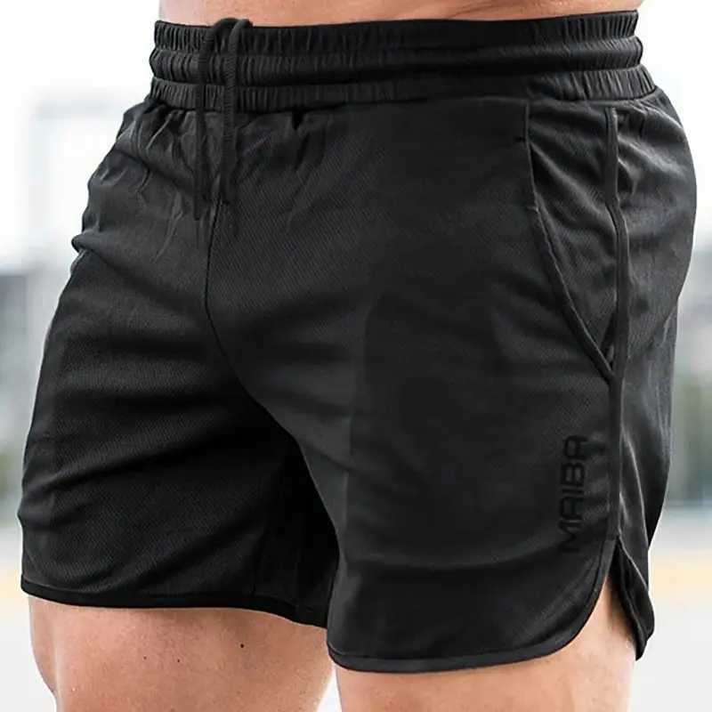 New Mens Casual Beach Shorts Gym Fitness Jogging Exercise Pants Solid Color Retro Breathable Quick Drying Elastic Swim ShortsXJ241226