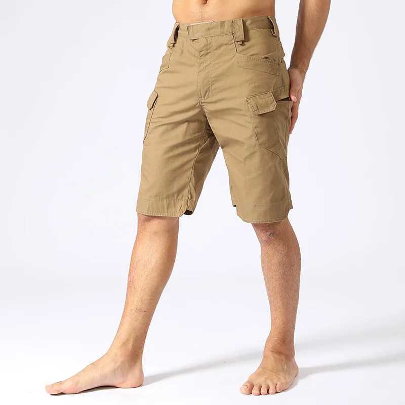 Hiking shorts mens outdoor waterproof military camouflage multi pocket shorts mens SWAT cargo size 5XL classic tactical shorts W241226