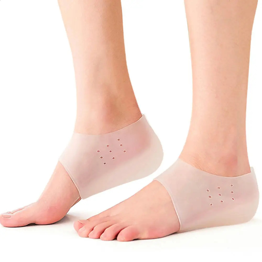 1 Pair Height Increase Insole Invisible Inner Wearable shoepad Men Women Silicone gel Insole Foot Massager Care Tools 241226