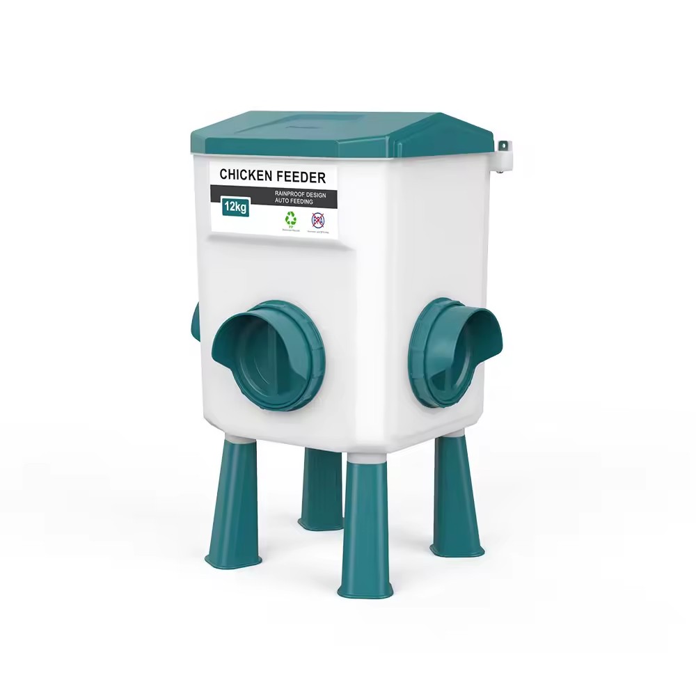 Automatic Chicken Feeder , Chicken Coop Accessories with Hanging Chicken Poultry Feeder