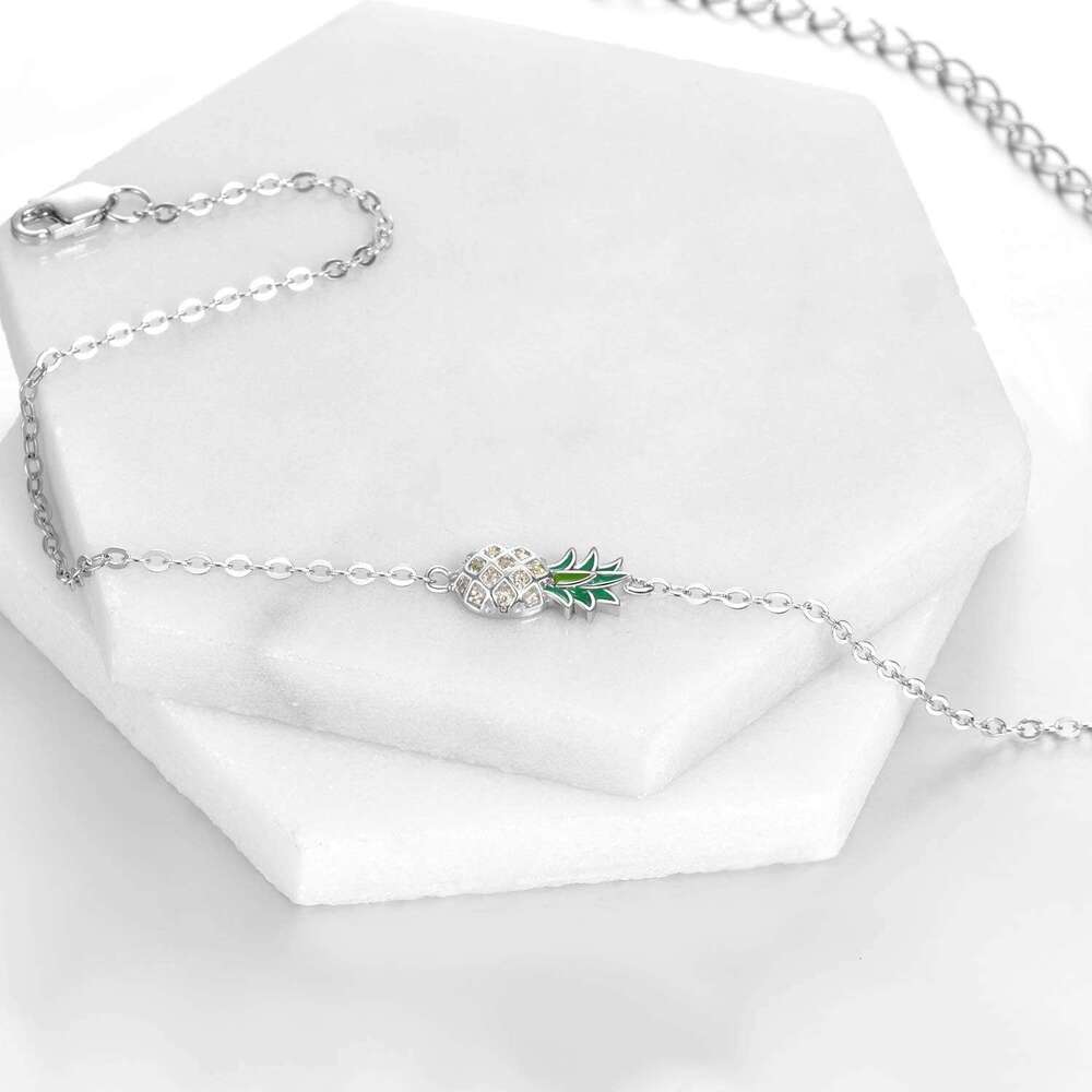 Pineapple/Mushroom/Star/Mountain Anklets Sterg Sier Adjustable Chain k Ankle Bracelets Beach Anklet Jewelry for Women Teens