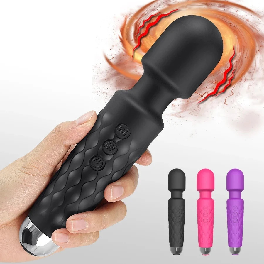 Powerful Magic Wand Vibrators for women Clitoris Stimulator AV Stick G Spot Massager Female Masturbator Sex Toys Woman 241226