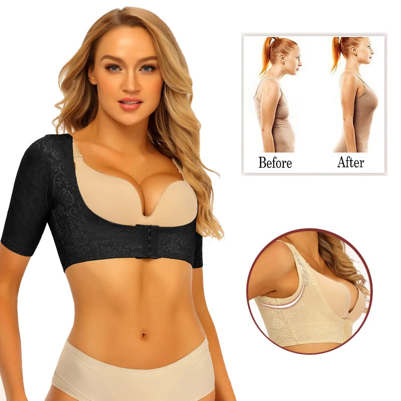 Women Invisible Chest Lifter Seamless Arm Shaper Corrective Underwear Slimming Shapewear Body Slimmer Modeling Corset 241225
