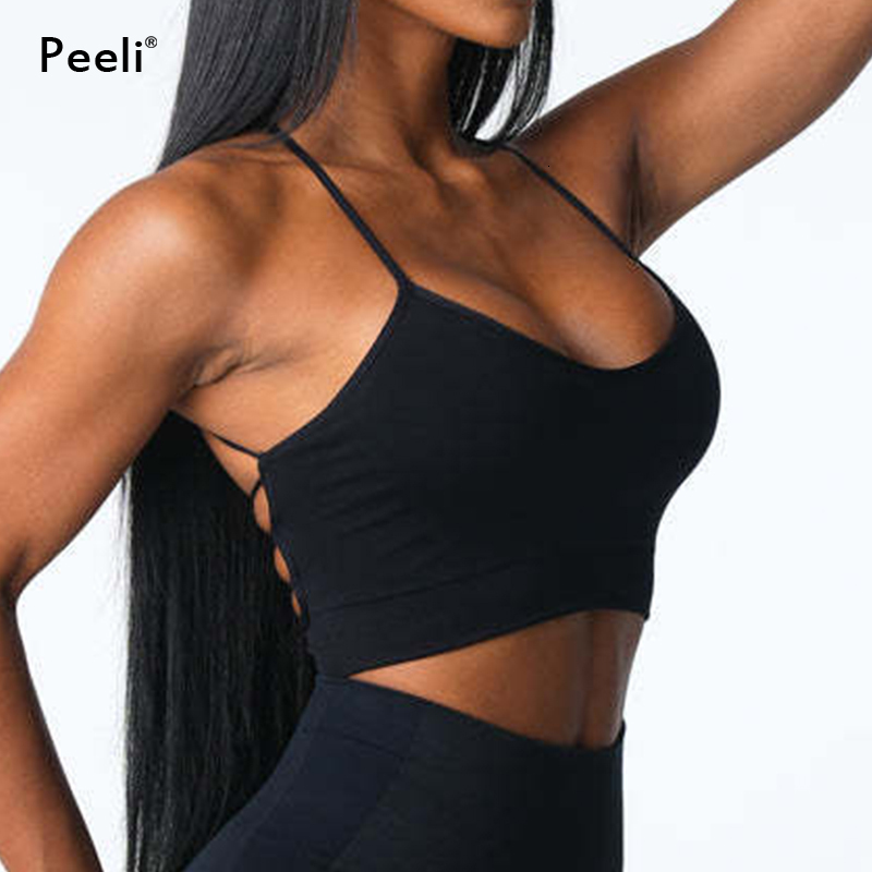 Cascade Seamless Sports Bra Women Clothing Padded Yoga Bras Push Up Gym Crop Top Brassiere Workout Bralette Sportswear