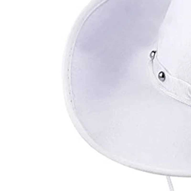 White Cowboy Hat Womens Jazz Hat Western Cowboy Hat Church Hat Model Show Cowboy Hat Felt Hat Adult Mens Hat W241225