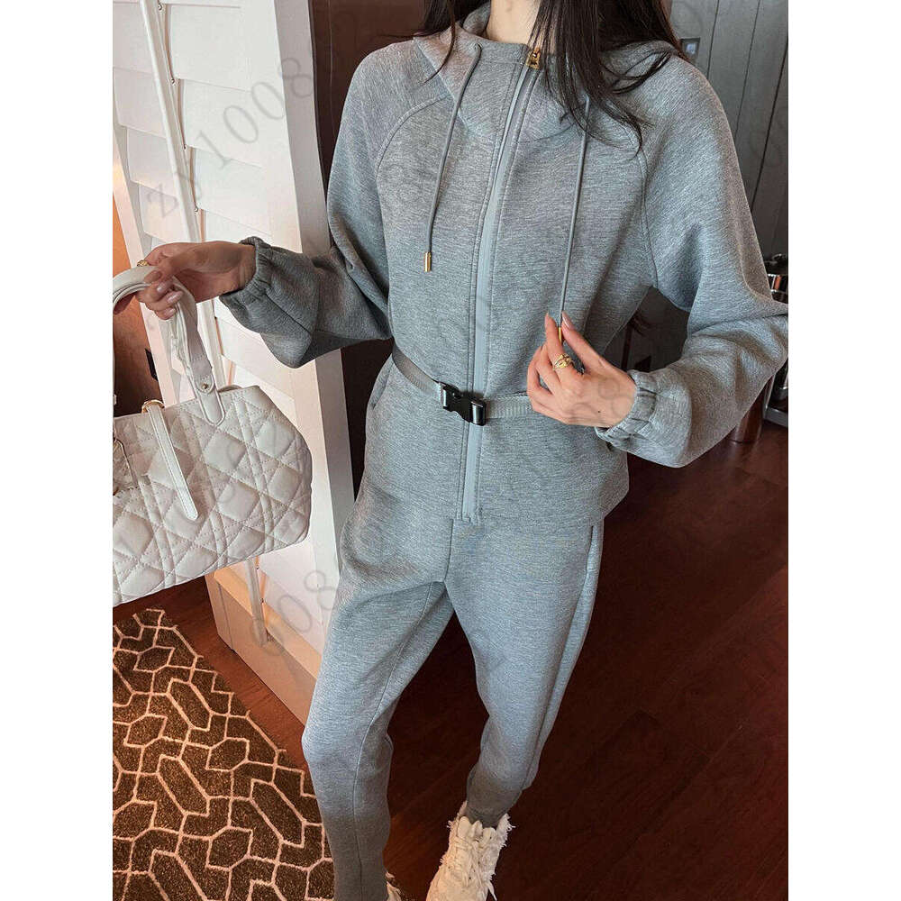 Women pants set Brand jacket two-piece Designer hoodie coat fashion logo jacket vacation hooded coat casual pants drawstring slacks suit trousers 2pcs Dec 25 9e33