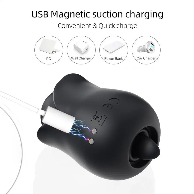 Rose Tongue Licking Sucking Sex Toys Silicone Love Egg Female 6 Speed Clitoris GSpot Stimulating Women Breast Vibrator Shop XXX 241226