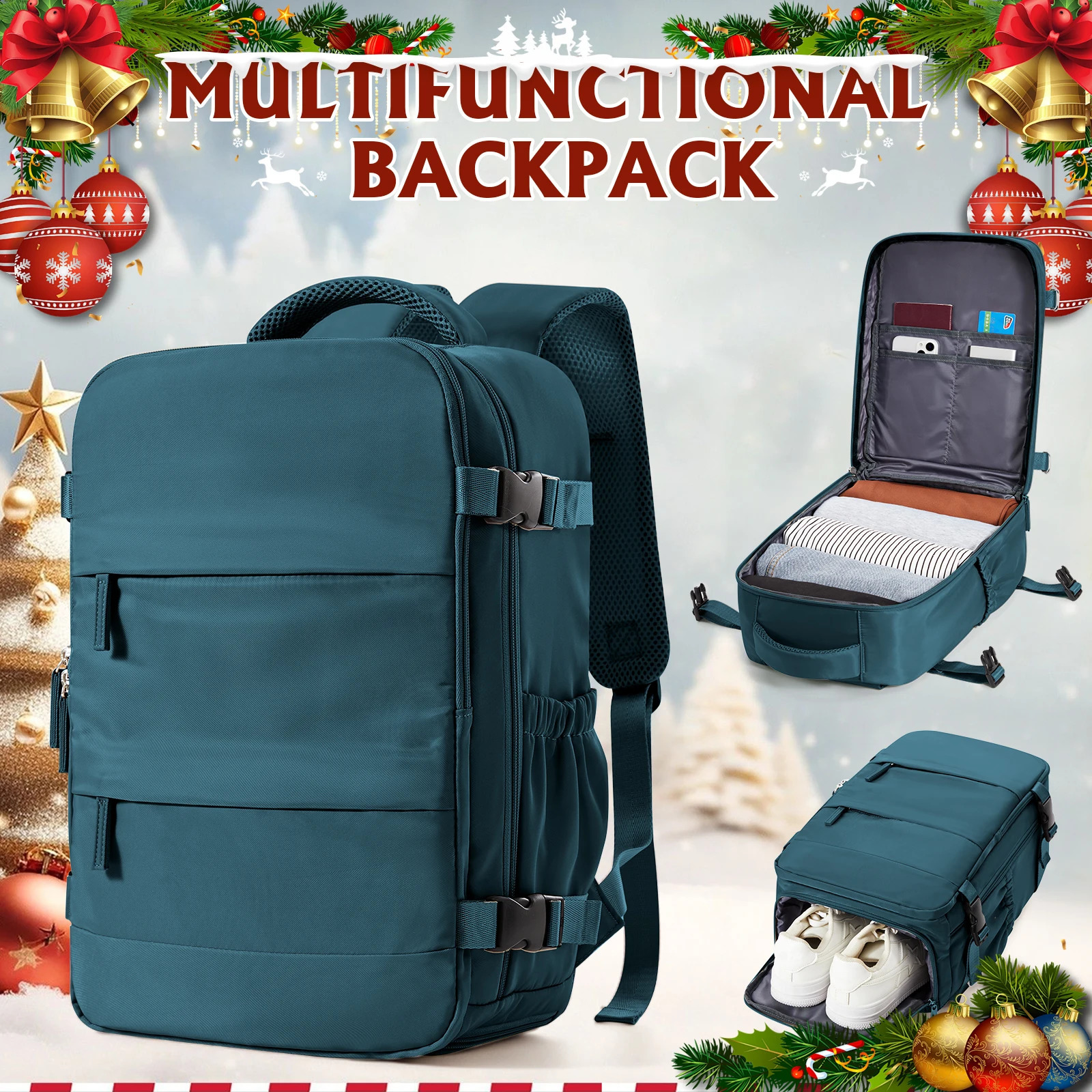 Women Men Hand Luggage Backpack Business Laptop Bag College Travel Backpack Waterproof Carry on Cabin Backpack Wizzair 40x30x20 241226