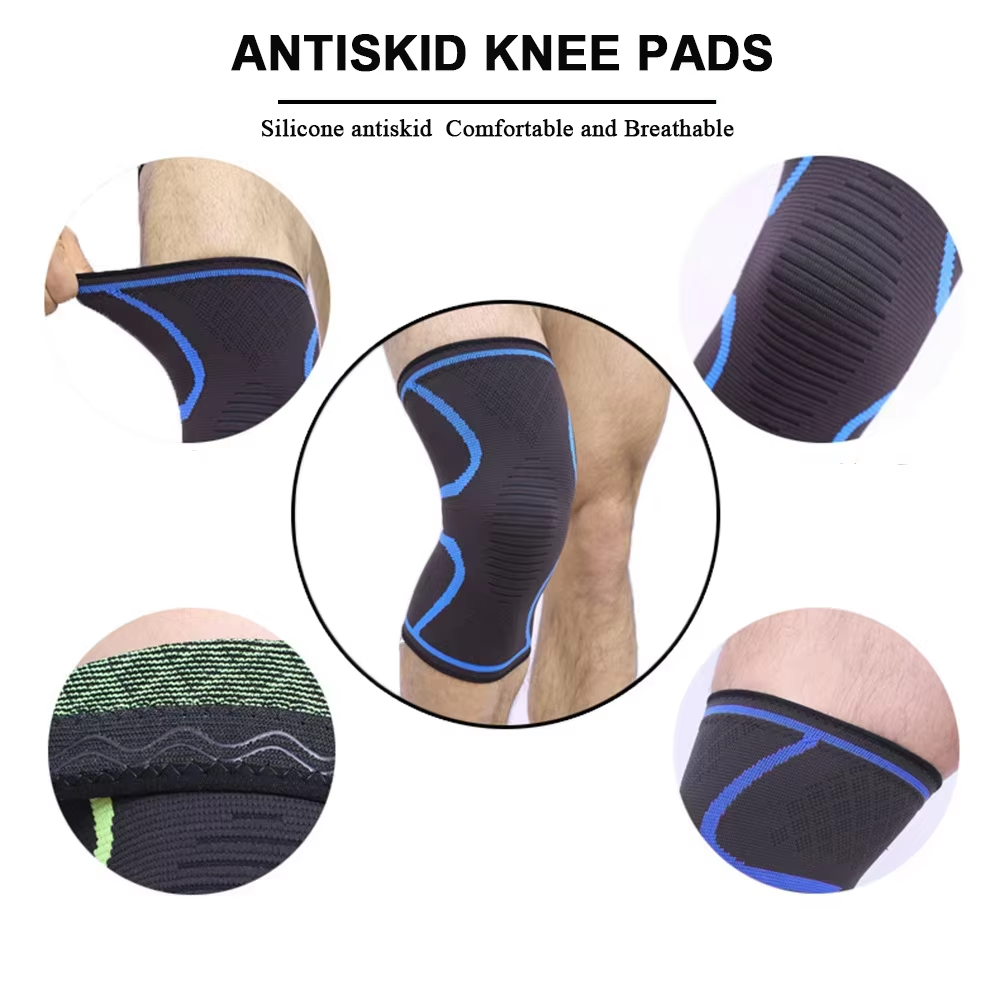 Men women nylon knee brace Compression knee sleeve for running