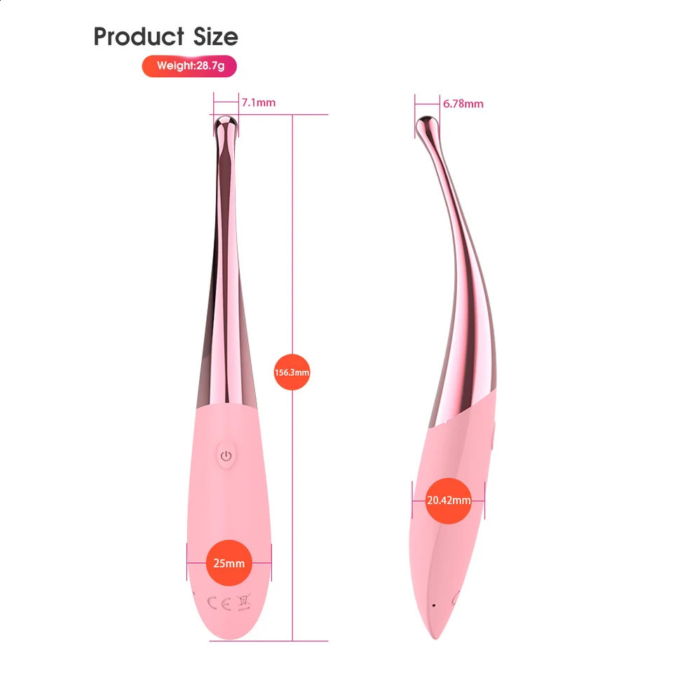 HESEKS Powerful Pinpoint Clitoral Stimulator G Spot Vibrators for Women Nipple Clitoris Female Vagina Massager 241226