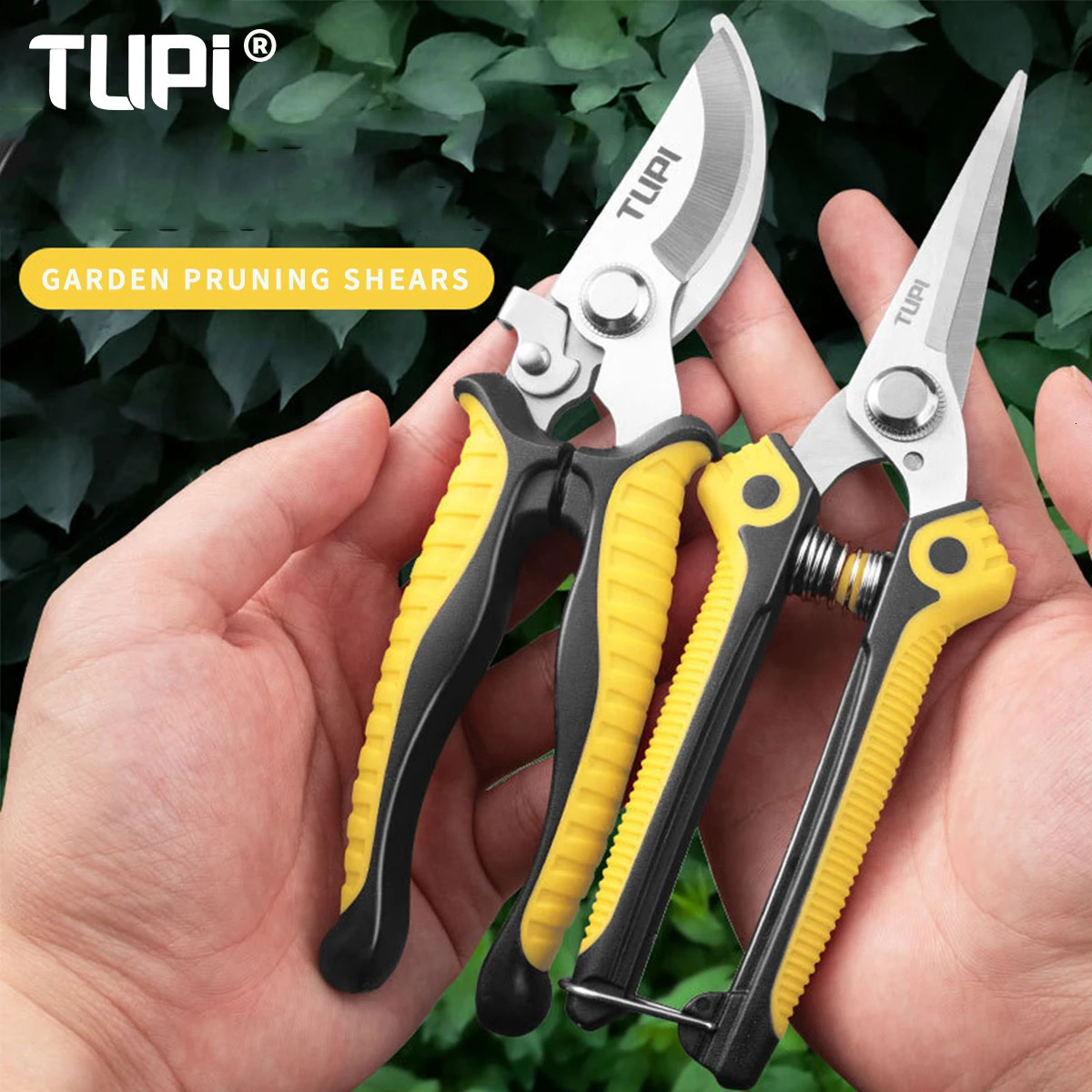 TUPI Pruner Garden Scissors Professional Sharp Bypass Pruning Shears Tree Trimmers Hand Clippers For Beak 241223