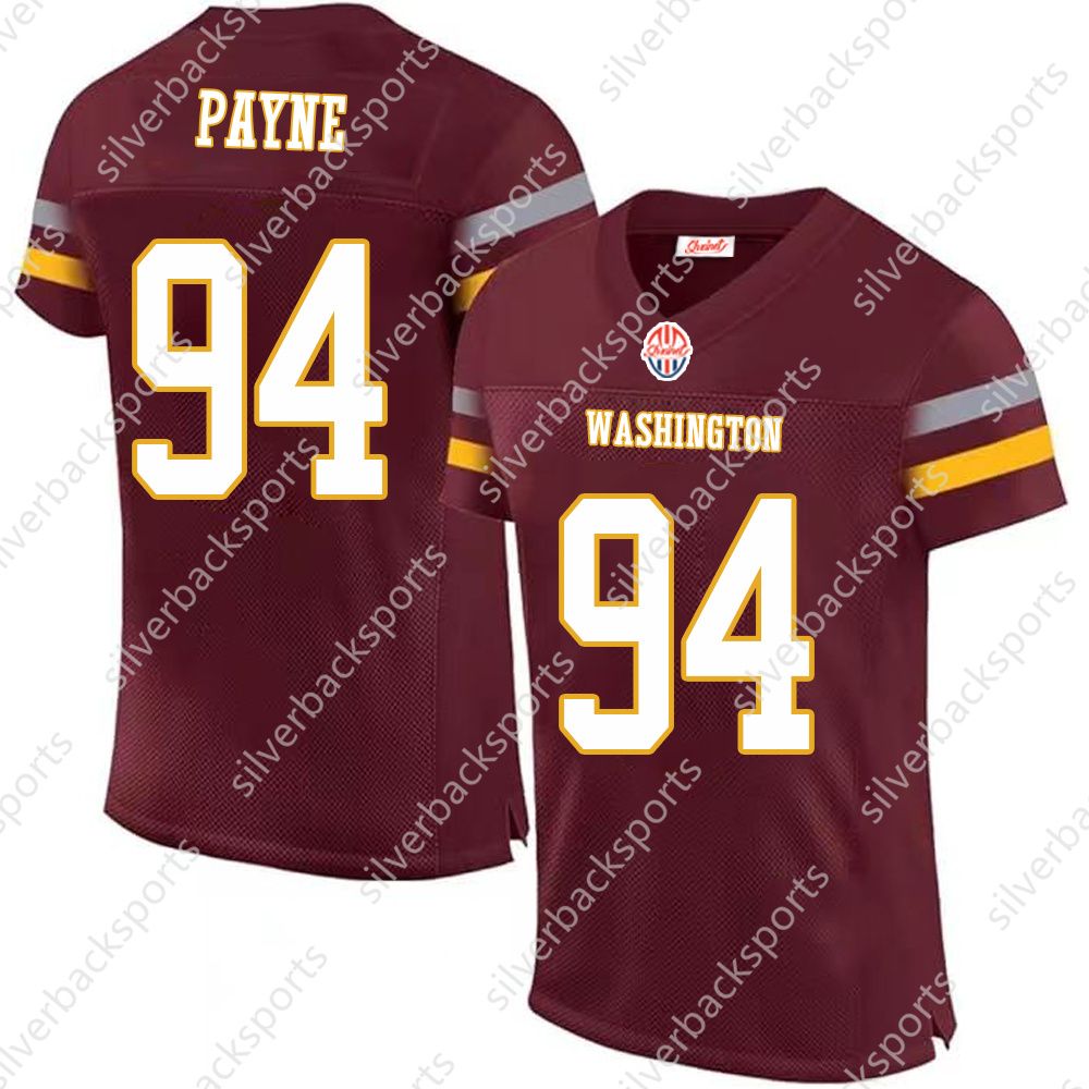 2024 Shxinet Custom Football Jersey Jayden Daniels Terry McLaurin American Football Jerseys MensWomensYouth