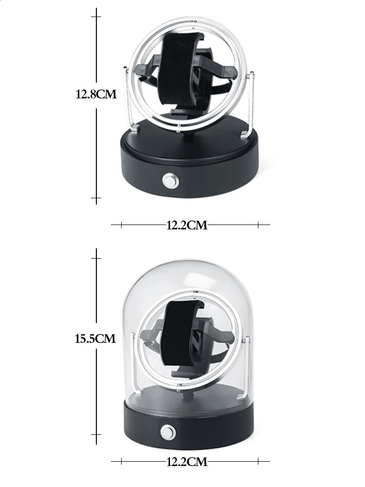 ZAPANAS Watch Winder for Automatic Watches Box Automatic Winder Metal Watch case 241226