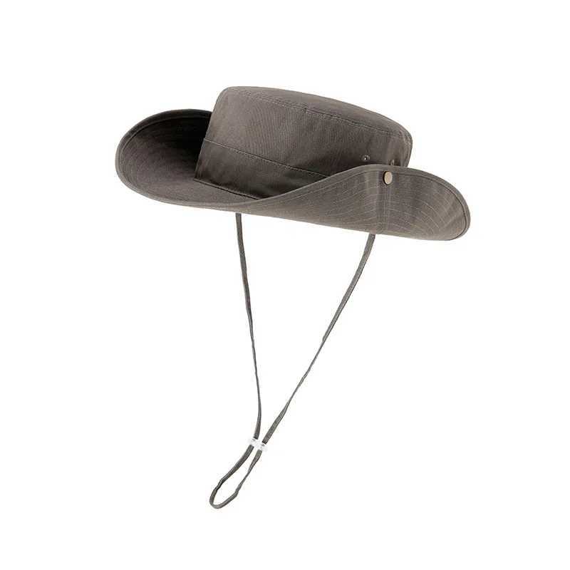2024 Spring/Summer High Quality Cotton Fishermans Hat Dad Sun C Mens Bucket Hat W241225