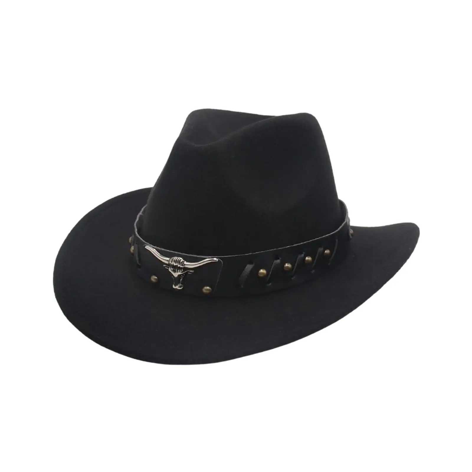 Western cowboy hat cosplay classic retro womens photo props cowboy hat Sunhat autumn party gifts holiday clothing hiking W241225