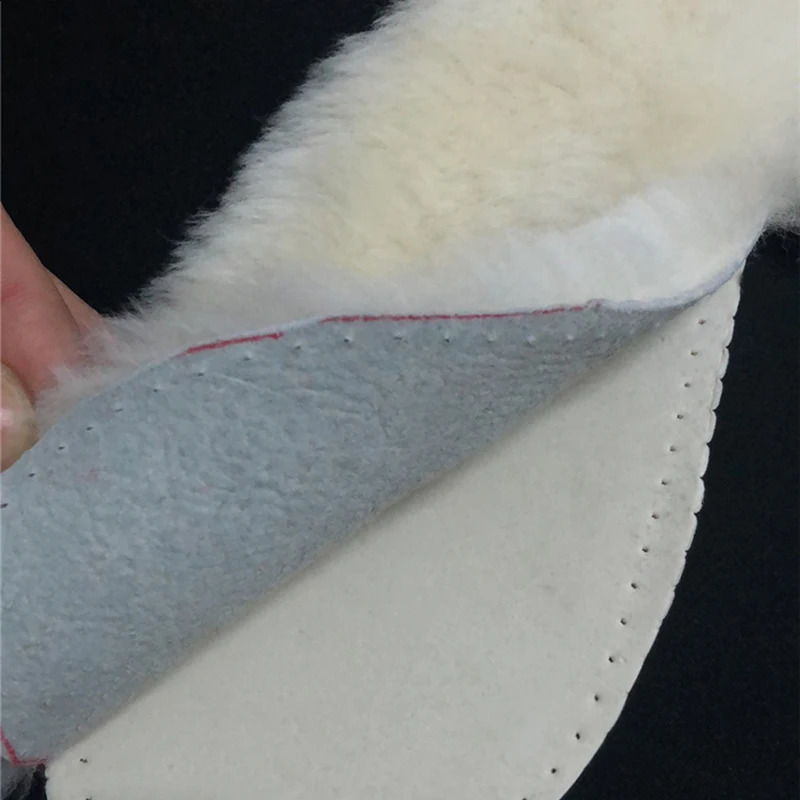 Wool insoles for shoes Sheepskin Natural Shearling Real Fur Wool Men and women To keep warm in winter 241226