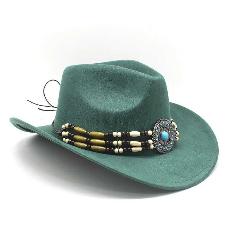 Neutral denim hat with cotton polyester blend suede like decorative ethnic style exquisitely decorated perfect for all seasons W241225