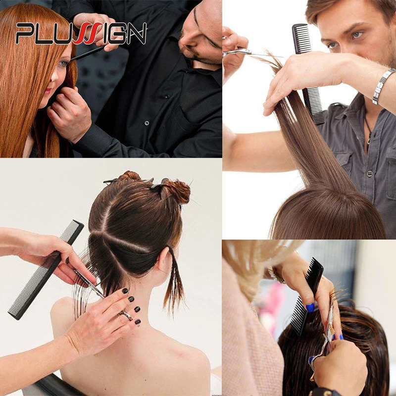 Women Men Hair Brushes Set Static Hairdressing Combs Curly Hair Washing Brush Heat Resistance Fine Tooth Tail Comb 10Pcs 241225
