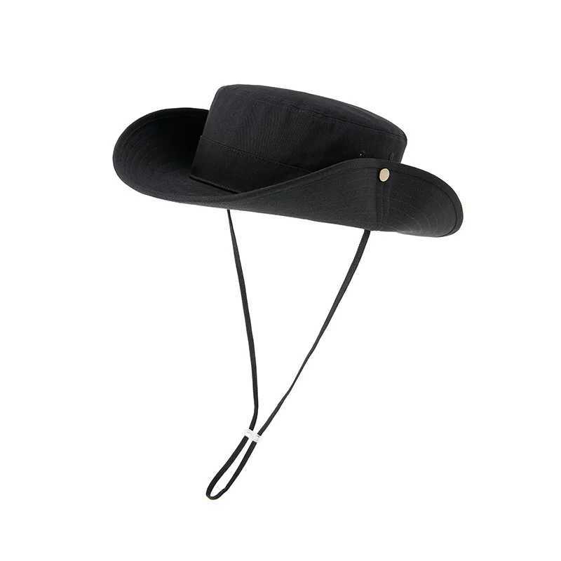 2024 Spring/Summer High Quality Cotton Fishermans Hat Dad Sun C Mens Bucket Hat W241225