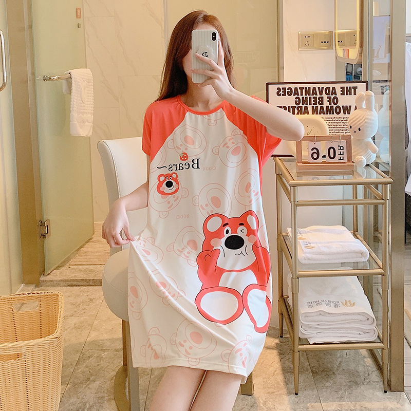 X176-Spring and summer home clothes ice silk pajamas two-piece suit women's vest sleeveless cool large size thin breathable pajamas