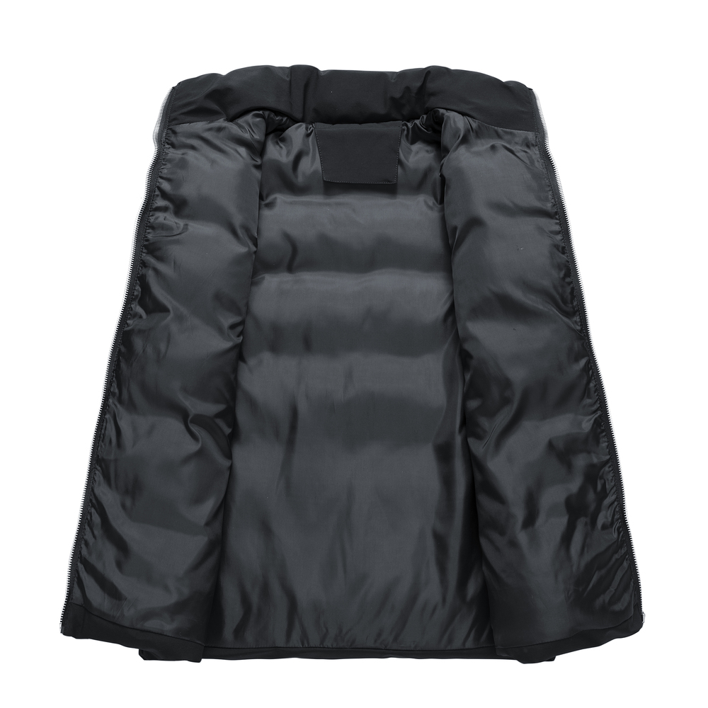 M-7XL Men's Down Vests Autumn Winter Version The Trend Of Slim Cotton Jacket Oversized Casual Stand-up Collar Sleeveless Coat