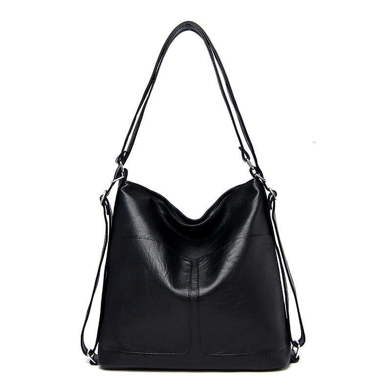 Tote single shoulder diagonal cross bags, large capacity casual travel backpacks, multi-purpose PU backpacks for women
