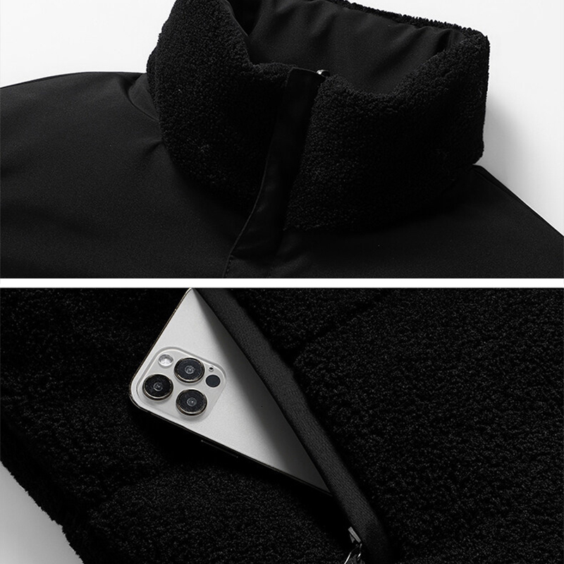 Plus Size 7Xl 8Xl Jackets Men Winter Warm Thicken Male Bomber Jacket Coats 2-Side Reversible Cotton Padded Outwears Boy