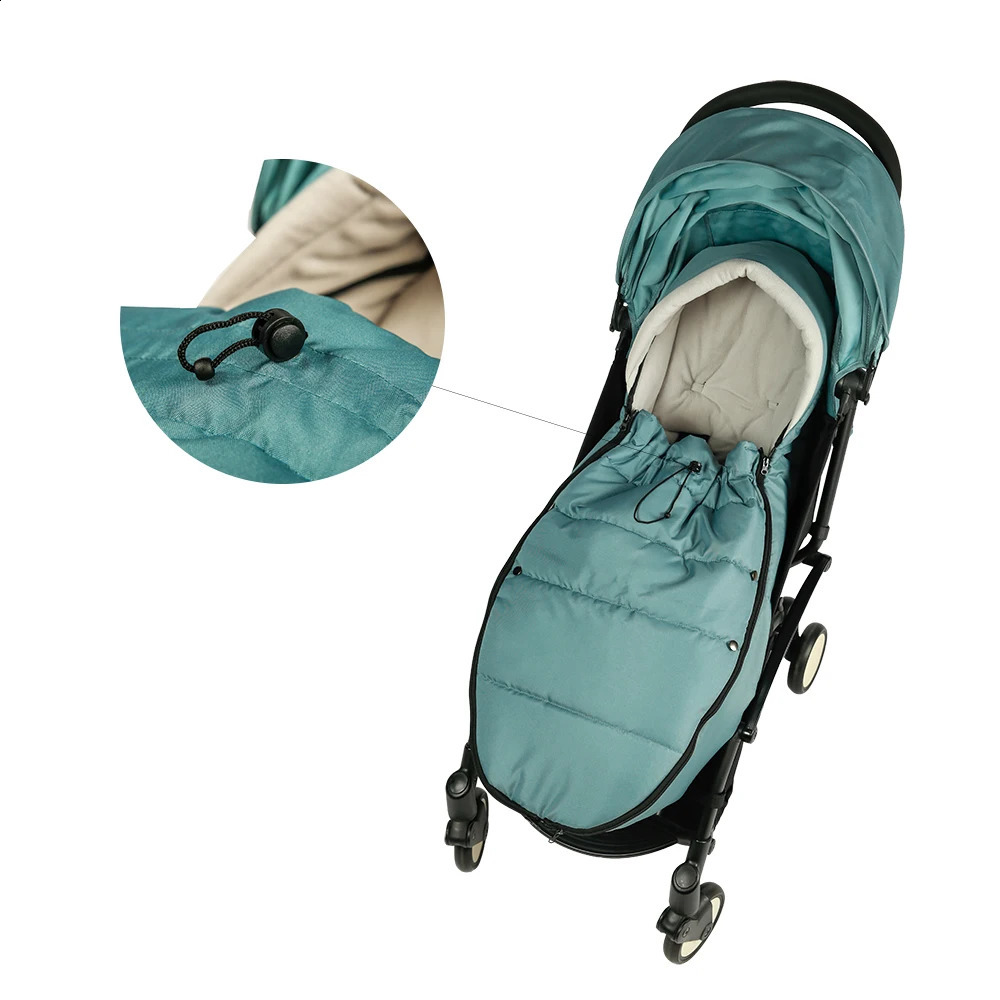 Stroller Footmuff Fit for 95% of Strollers Winter Warm Universal Waterproof Socks Cotton Sleeping Sack Baby Accessories 241225