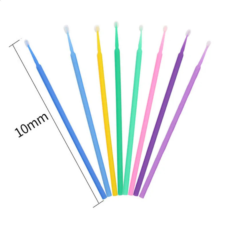 1000 PCS Disposable Makeup Cotton Swab Mini Individual lash Applicators Mascara Brushes Eyelash Extension Micro Brush make up 241226