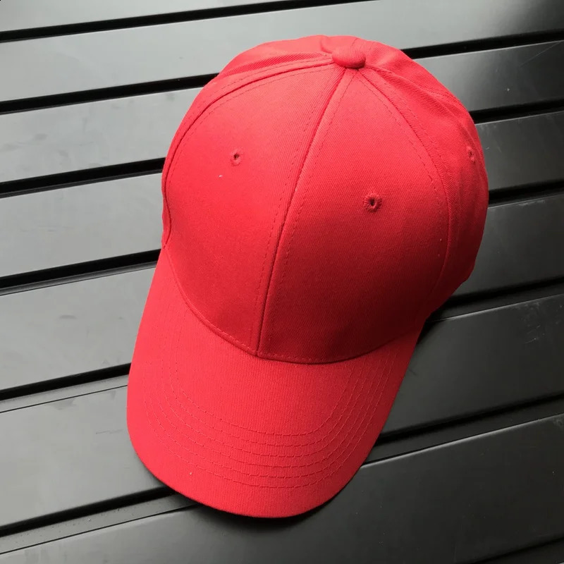 MYZOPER Solid Color Unisex Cotton Breathable Baseball Cap Adjustable Spring Autumn Simple Adult Cap Hip Hop Hat 241226