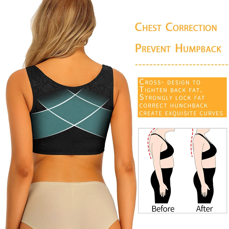 Upper Arm Shapers for Women Tops Arm Compression Slimming Shapewear Humpback Posture Corrector Shapers Vest Tops 241225
