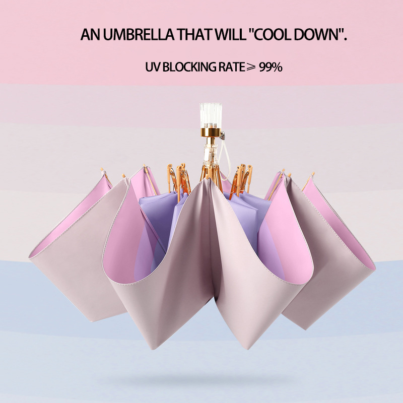 Stylish Oversized Umbrella with Sunscreen and Anti-UV Features - Versatile Manual Two-in-One Outdoor Accessory