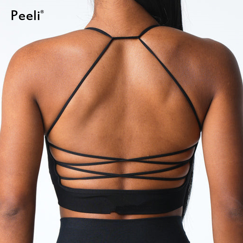 Cascade Seamless Sports Bra Women Clothing Padded Yoga Bras Push Up Gym Crop Top Brassiere Workout Bralette Sportswear