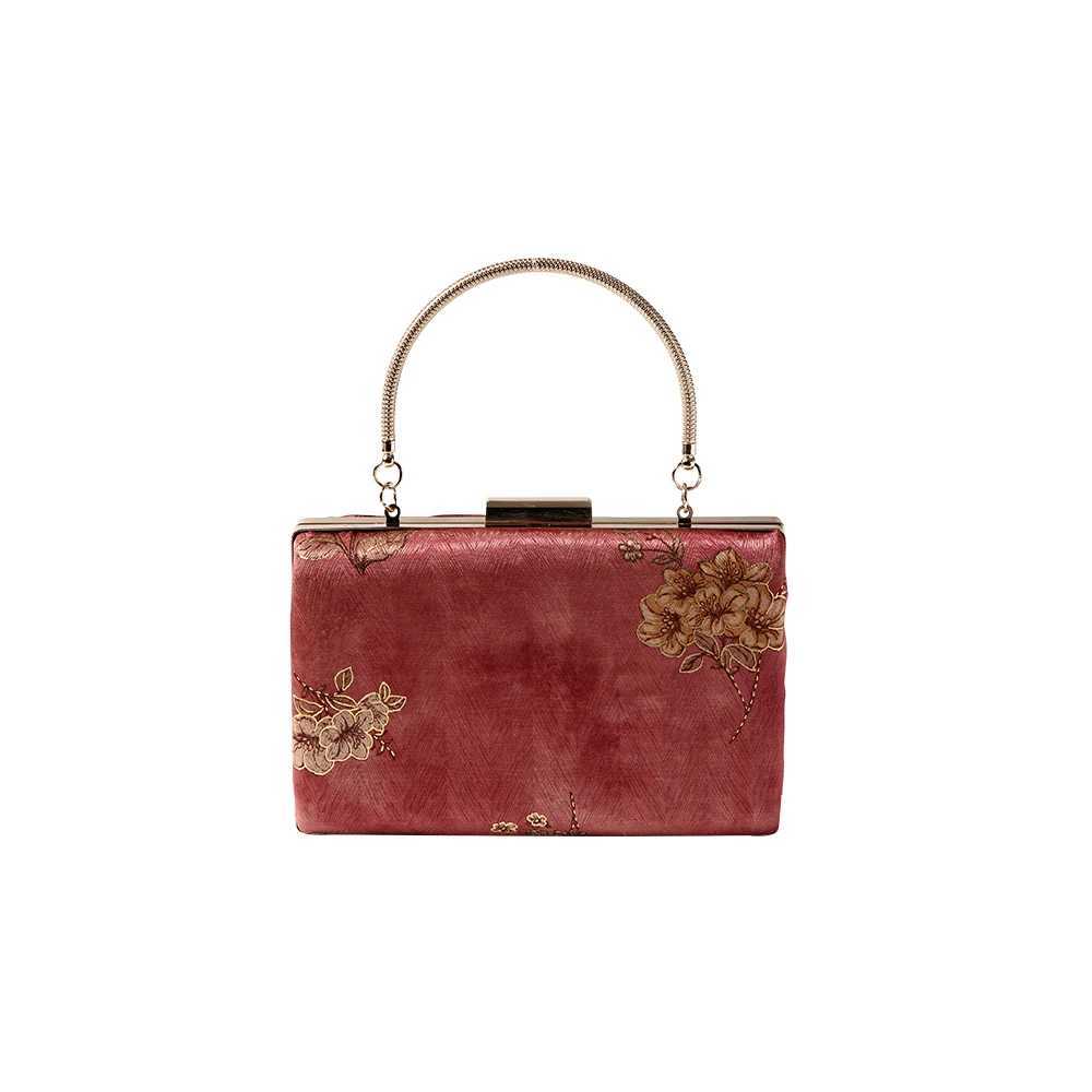 High Quality Fashionable womens embroidered evening bag sequin bead clutch wedding wallet shoulder party bag top handle handbag T241225