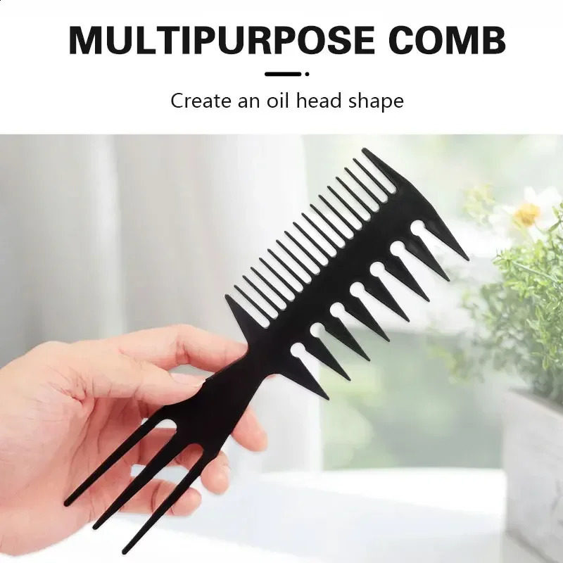 Barber Hairdressing Combs Multifunction Hair Detangler Comb static Haircare Hairstyling Tool Set Stylist Accessories 241225