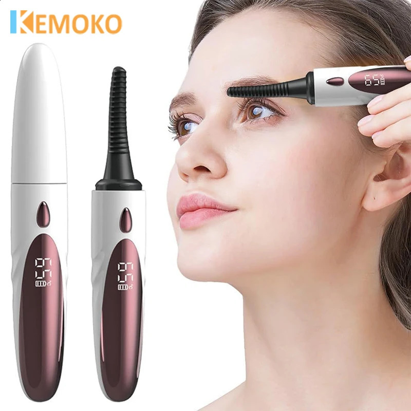 Electric Heated Eyelash Curler Lasting Lash Curler Tool Naturally Intelligent Temperature Control Styling Make Up Eyelashes Curl 241226