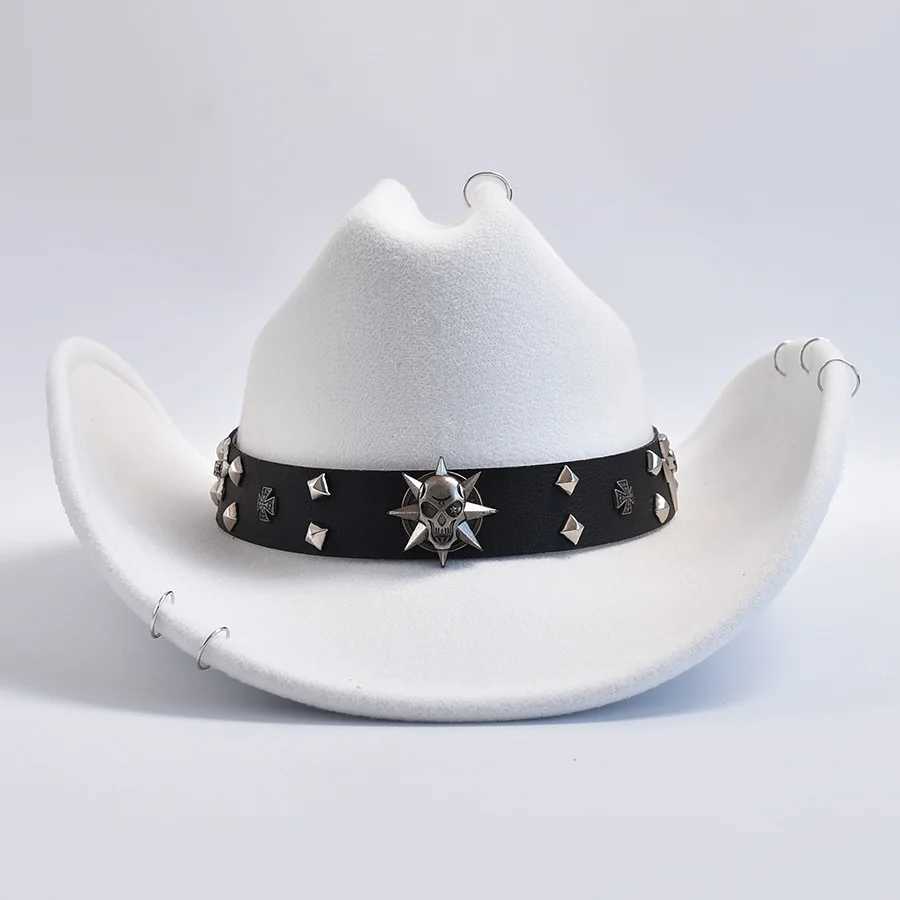 Retro Roll Brim Denim Hat for Men and Women Gentlemen La Jazz Denim Hat Role Playing Party Role Playing Dr Hat W241225