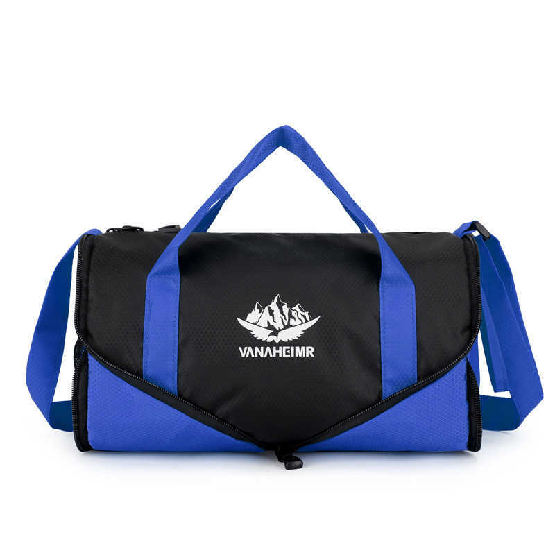 New Travel Folding Bag Mens and WoMens Sports Fitness Handbag Large Capacity Multifunctional Outdoor Shoulder Bag 240920