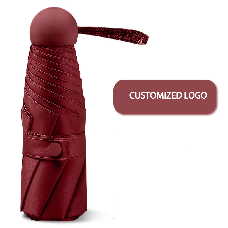 Durable Pocket Size Sun Protection Umbrella - UV Blocking & Windproof Design