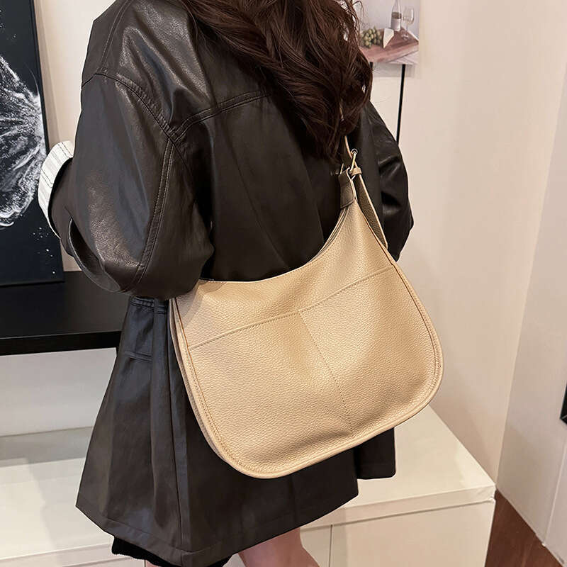 ote Bags for Women PU Leather Tote Purses Handbags Solid Color Soft Surface Large Capacity For Women Fashionable And Stylish Commuting Diagonal Should - view 5