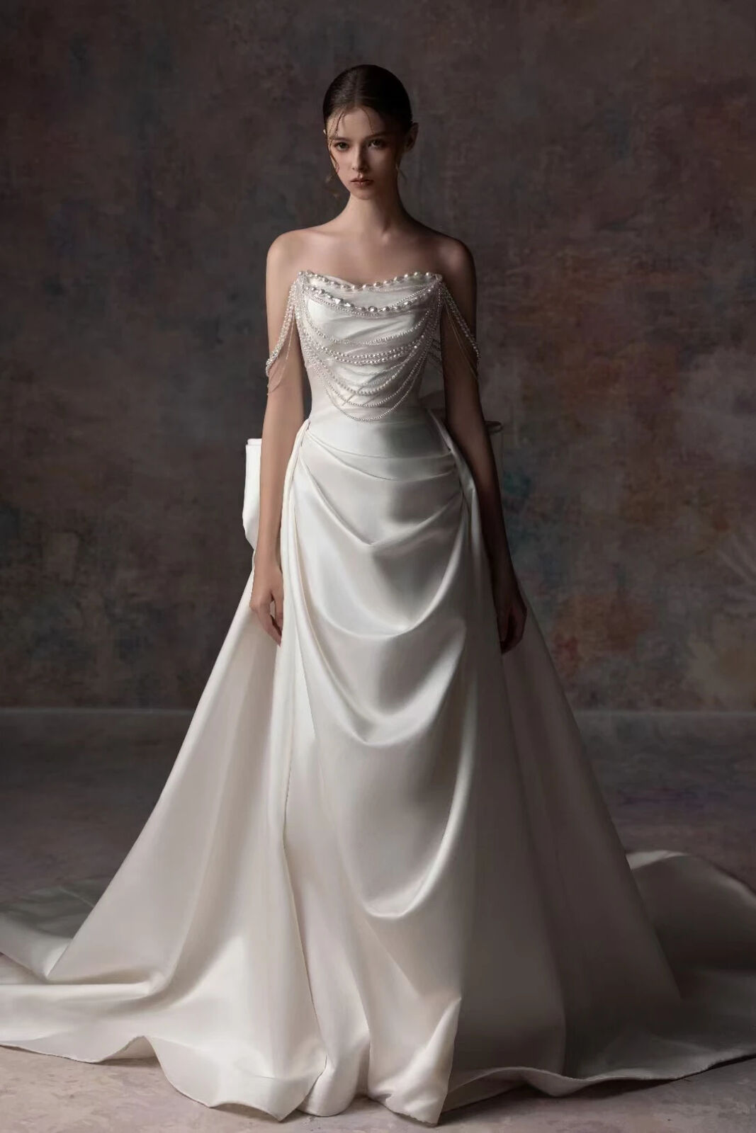 Romantic Ball Gown Wedding Dresses 2024 Sweetheart with Lace Appliques Beaded Bridal Dress Detachable Sleeve Tulle vestidos de novia 06