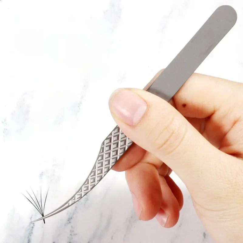 Alloy Tweezers For Eyelash Extension High Precision Anti-static Eyebrow Eyelashes Tweezers instrumentos de maquillaje 241223