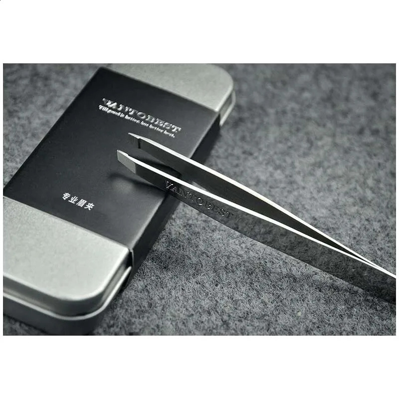 Professional stainless steel eyebrow pliers oblique eyebrow clip beauty makeup appliances 241223