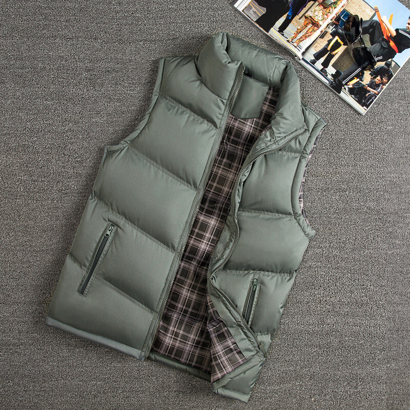 2025 New Fashionable Autumn And Winter Warm Sleeveless Jacket Designer Men's Slim Fit Vest Casual Jacket