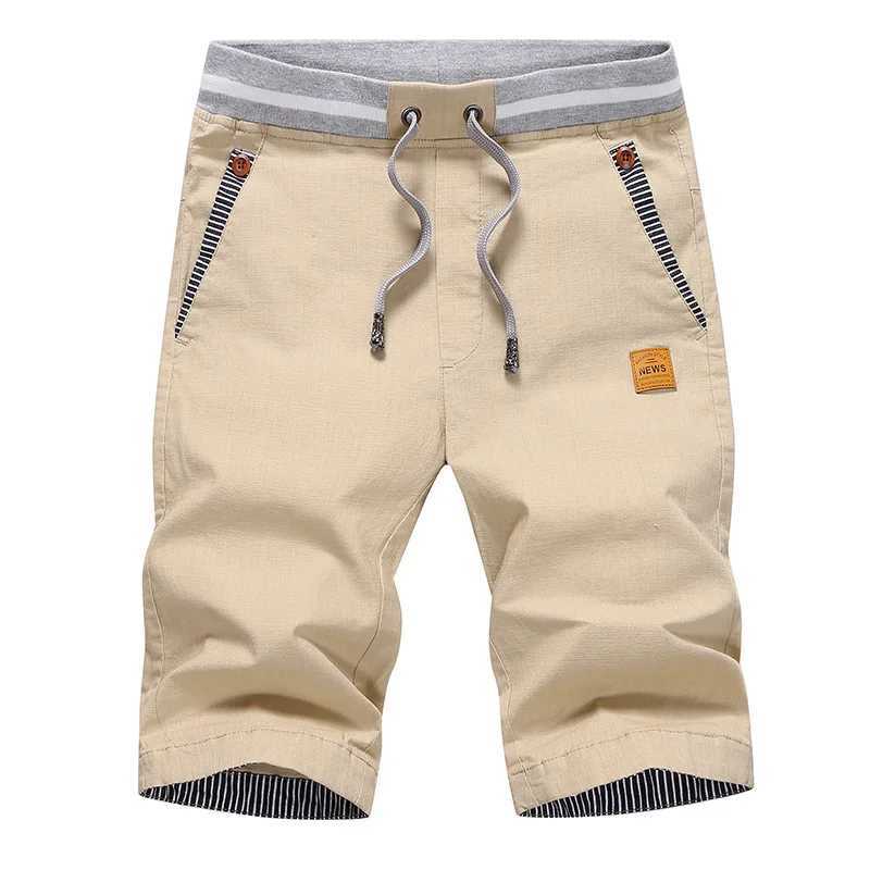 New 2024 Men Fashion Cotton Shorts Hot summer style shorts Mens pure color shorts Beach shorts Mens trousers W241226